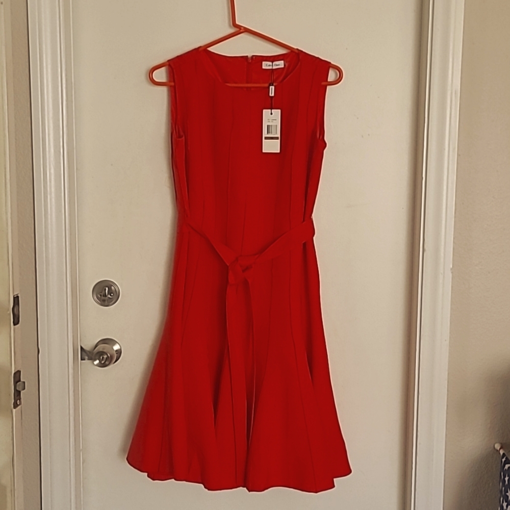 CALVIN KLEIN BEAUTIFUL RED DRESS
